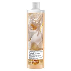 Dušas želeja ar persiku un vaniļas aromātu un makadamijas eļļu Avon Simply Luxurious, 500 ml cena un informācija | Dušas želejas, eļļas | 220.lv