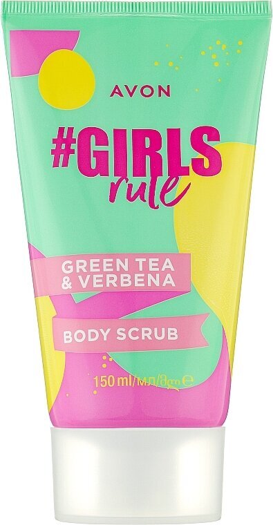 Ķermeņa skrubis ar zaļās tējas un verbenas aromātu Avon Girls Rule, 150 ml cena un informācija | Ķermeņa skrubji | 220.lv