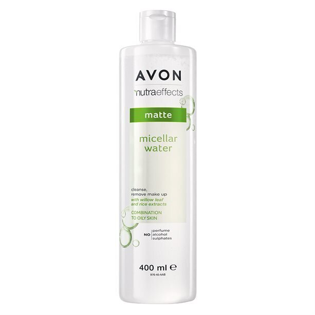 Matējošs micelārais ūdens ar E vitamīnu Avon True Nutra Effects, 400 ml цена и информация | Sejas ādas kopšana | 220.lv