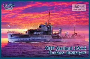 Līmējamais modelis IBG ORP Garland 1944 1944 G klases iznīcinātājs цена и информация | Склеиваемые модели | 220.lv