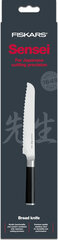 Нож для хлеба Fiskars Sensei, 19 см. цена и информация | Ножи и аксессуары для них | 220.lv