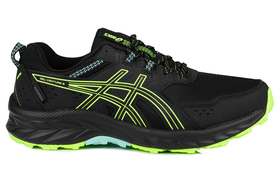 Sporta apavi vīriešiem Asics Gek Venture 9 Waterproof 1011B705 002, melni цена и информация | Sporta apavi vīriešiem | 220.lv