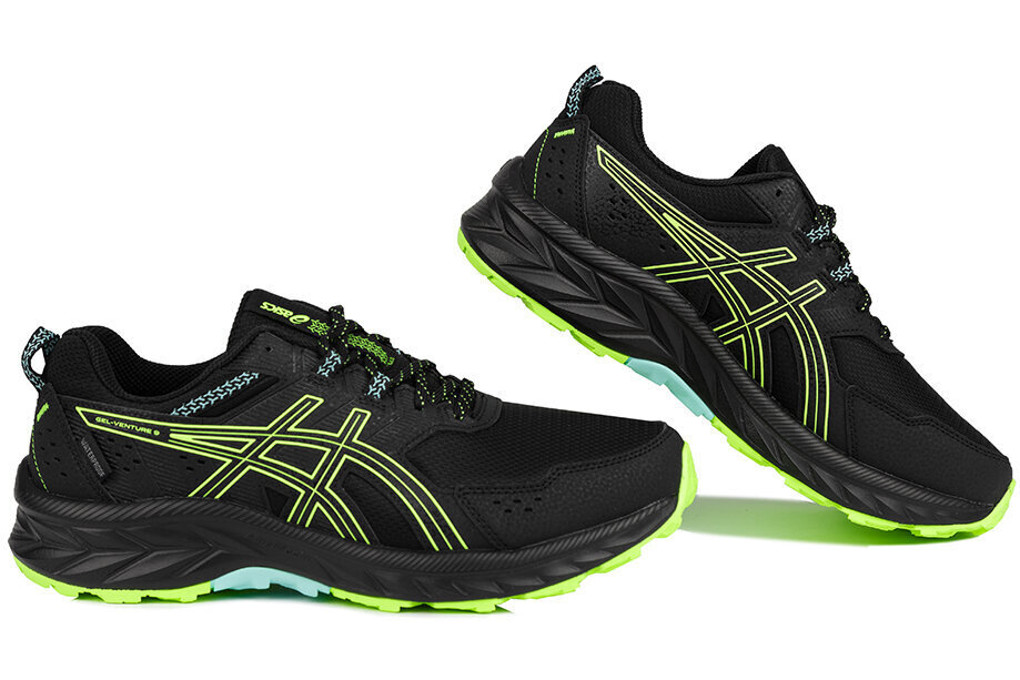 Sporta apavi vīriešiem Asics Gek Venture 9 Waterproof 1011B705 002, melni цена и информация | Sporta apavi vīriešiem | 220.lv