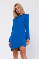 M753 Платье с декоративными обтянутыми пуговицами - темно-синий цена и информация | Платья | 220.lv