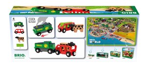 Akumulatoru vilciens Brio Farm цена и информация | Конструктор автомобилей игрушки для мальчиков | 220.lv