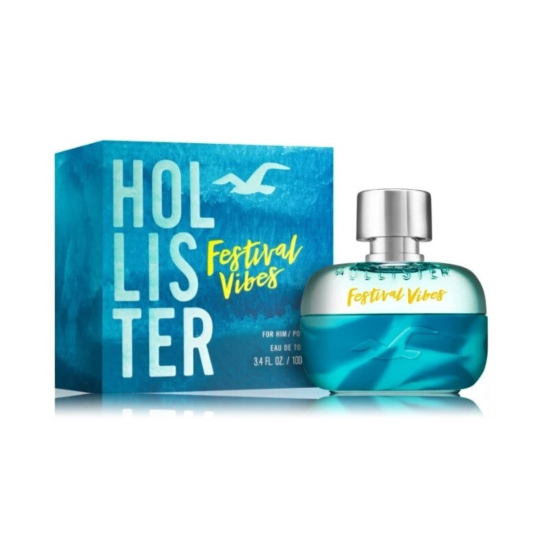 Tualetes ūdens Hollister Festival Vibes for Him EDT vīriešiem, 100 ml cena un informācija | Vīriešu smaržas | 220.lv