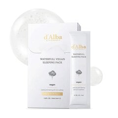 d'Alba Waterfull Vegan Sleeping Pack 4ml*12packs цена и информация | Маски для лица, патчи для глаз | 220.lv