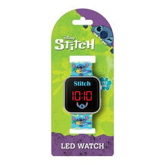 DISNEY Lilo & Stitch LED-часы с силиконовым ремешком цена и информация | Аксессуары для детей | 220.lv