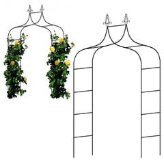 Цветочная арка - металлическая садовая пергола Gotel цена и информация | Подставки для цветов, держатели для вазонов | 220.lv