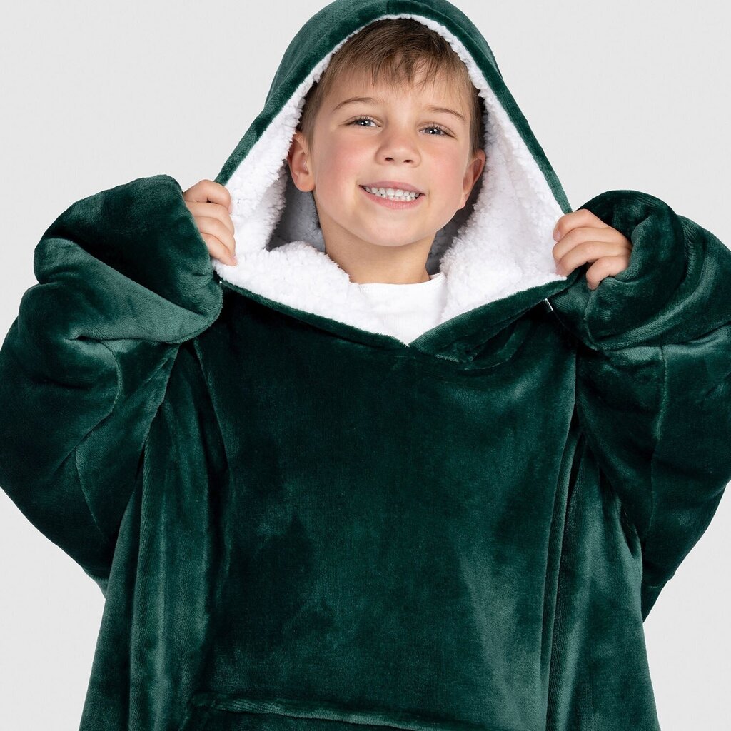 Džemperis bērniem The Oodie, zaļš cena un informācija | Jakas, džemperi, žaketes, vestes meitenēm | 220.lv