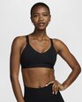 Nike sieviešu treniņu krūšturis Indy Lgt, melns