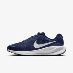 Nike vīriešu skriešanas apavi Revolution 7, zili-balti цена и информация | Кроссовки мужские | 220.lv