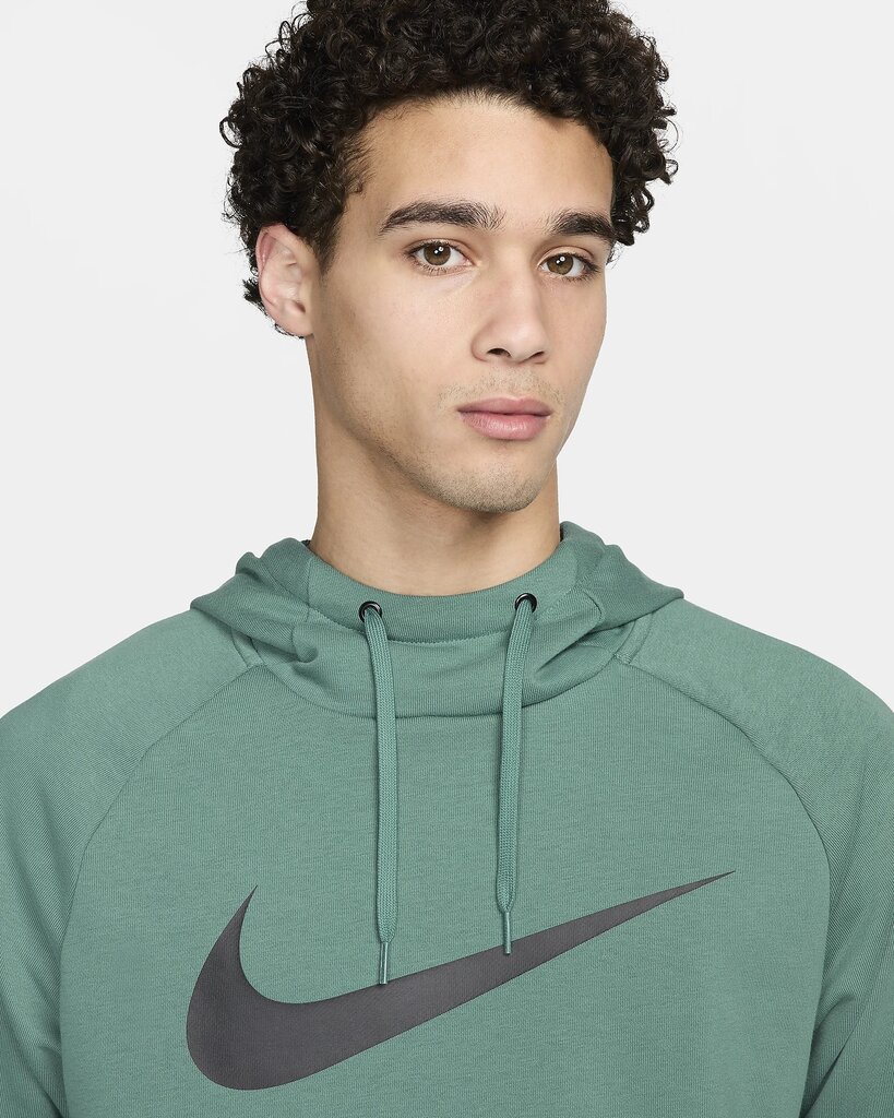 Nike vīriešu Dri-FIT džemperis Df Po Swsh Hoodie, jūras zaļš цена и информация | Vīriešu jakas | 220.lv