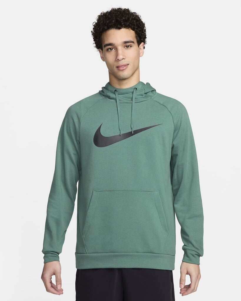 Nike vīriešu Dri-FIT džemperis Df Po Swsh Hoodie, jūras zaļš цена и информация | Vīriešu jakas | 220.lv