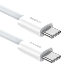 Baseus Superior Series 2 Fast Charging Data Cable Type-C to Type-C 30W 2m Moon White цена и информация | Кабели и провода | 220.lv