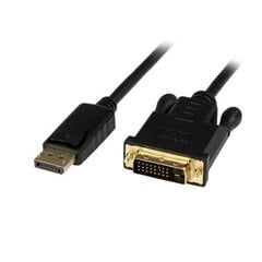 StarTech DisplayPort/DVI, 0.9 m цена и информация | Кабели и провода | 220.lv