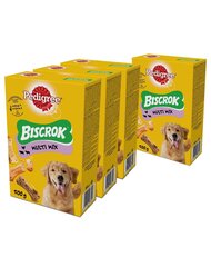 Pedigree Multi biscrok suņiem ar graudiem un gaļu, 0,5 kg x 12 cena un informācija | Gardumi suņiem | 220.lv