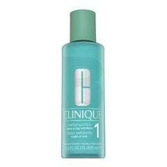 Clinique Clarifying Lotion Очищающий тоник Clarifiante 1 Very Dry To Dry 400 мл цена и информация | Средства для очищения лица | 220.lv