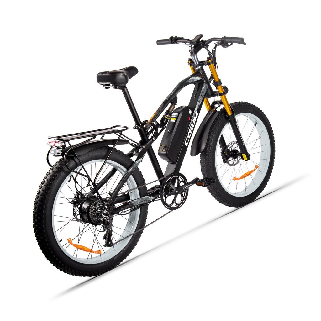 Elektriskais velosipēds Cysum M900 Plus, 26", melns cena un informācija | Elektrovelosipēdi | 220.lv