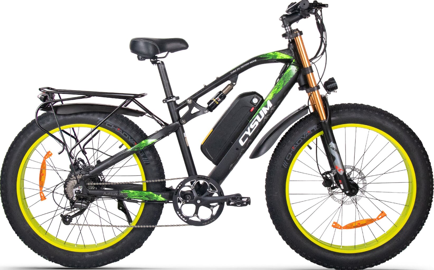 Elektriskais velosipēds Cysum M900 Plus, 26", melns cena un informācija | Elektrovelosipēdi | 220.lv