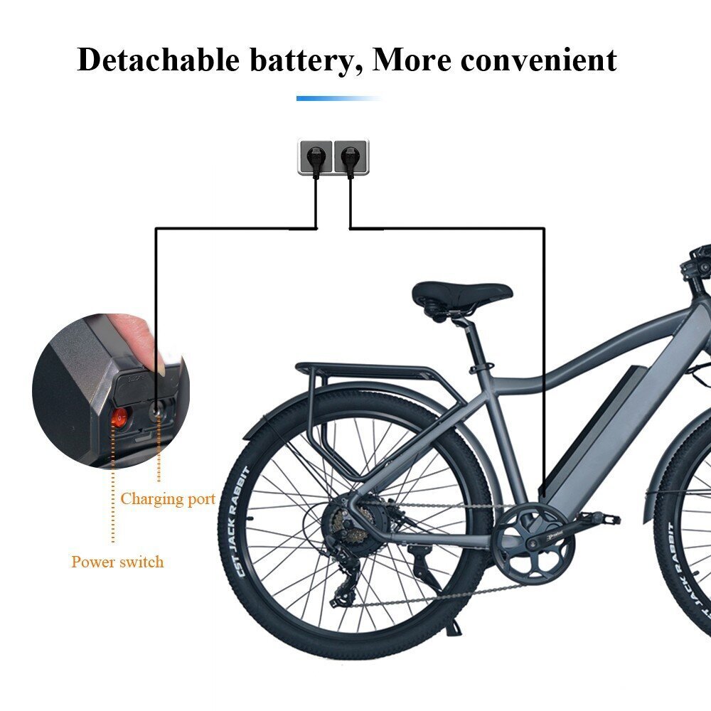 Elektriskais velosipēds Cmacewheel F26, 29", pelēks cena un informācija | Elektrovelosipēdi | 220.lv