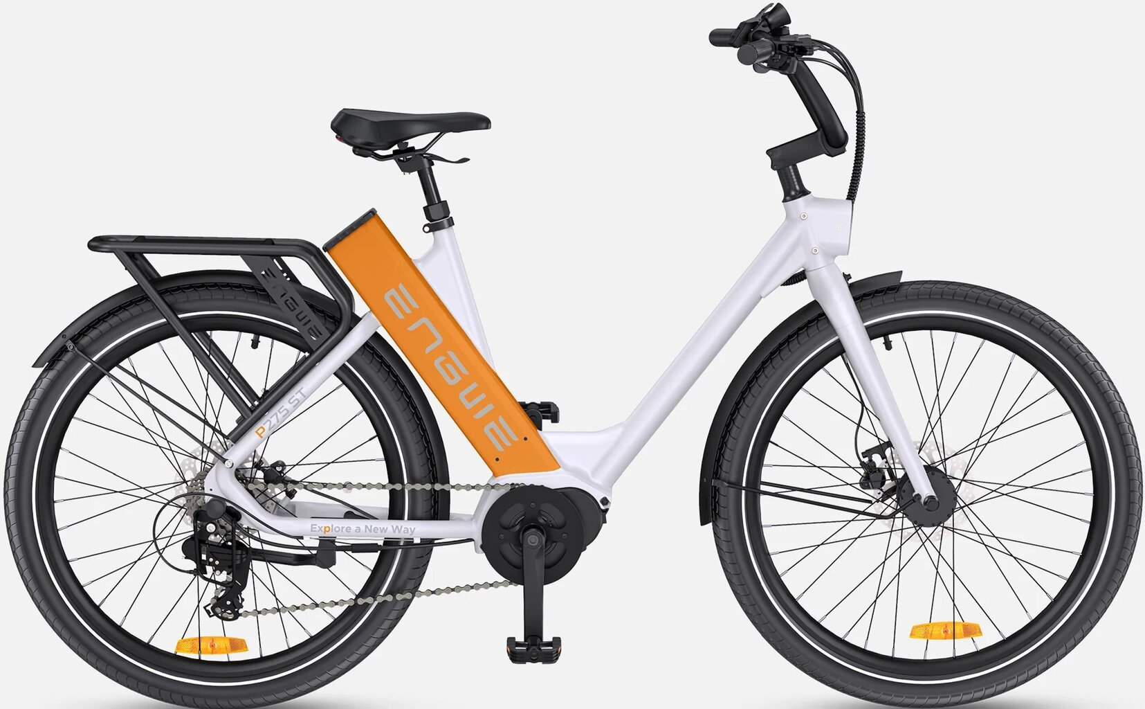 Elektriskais velosipēds Engwe P275 ST, 27,5", balts cena un informācija | Elektrovelosipēdi | 220.lv