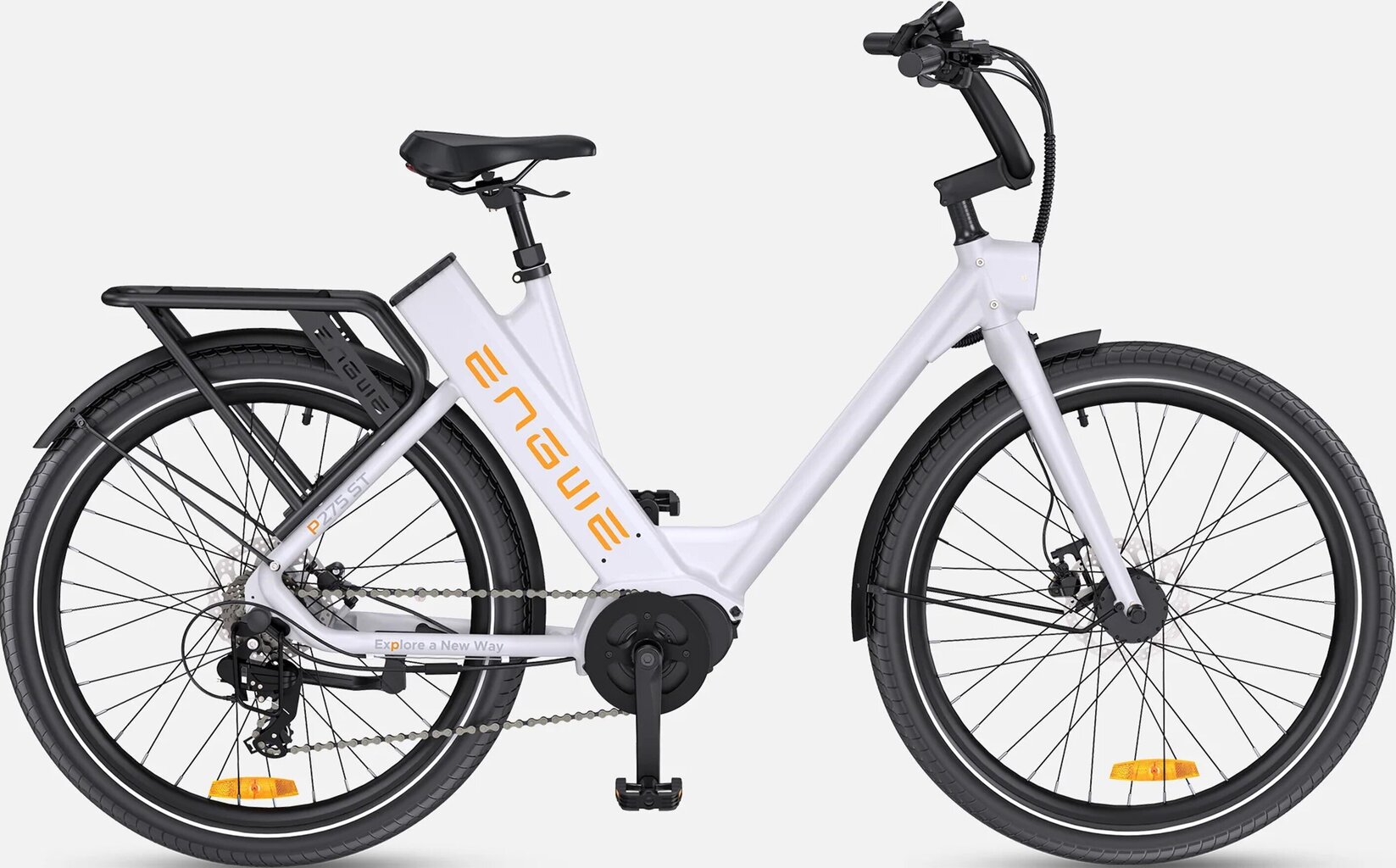 Elektriskais velosipēds Engwe P275 ST, 27,5", balts cena un informācija | Elektrovelosipēdi | 220.lv