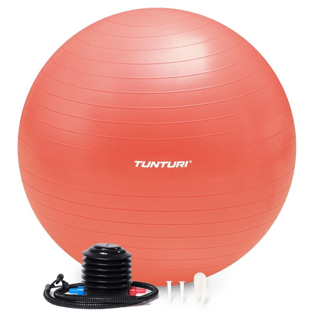 Vingrošanas bumba Tunturi Gymball, 75 cm, oranža цена и информация | Vingrošanas bumbas | 220.lv