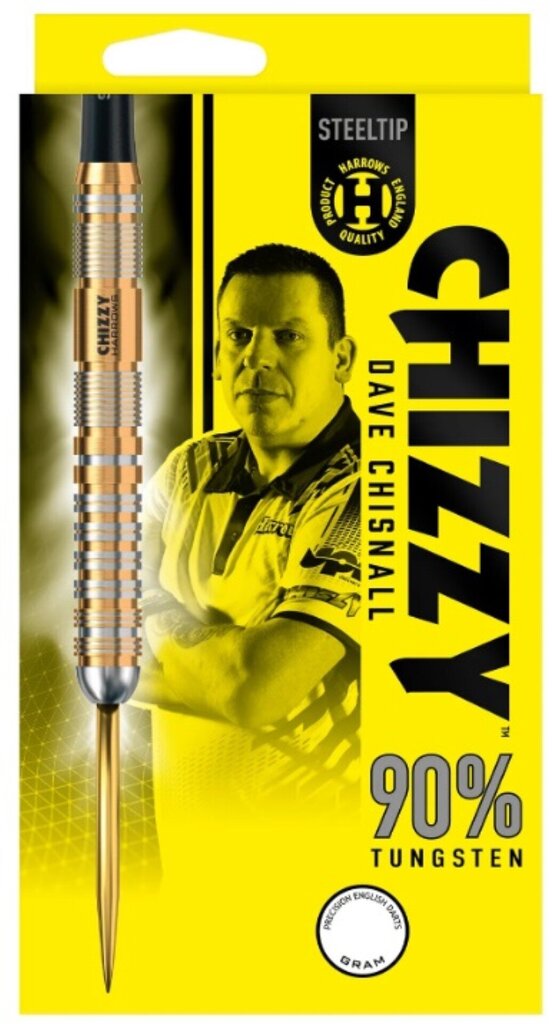 Šautriņas Steeltip Chizzy Series 2 W90, 3x23g, zeltainas krāsas cena un informācija | Šautriņmešana, dārts | 220.lv