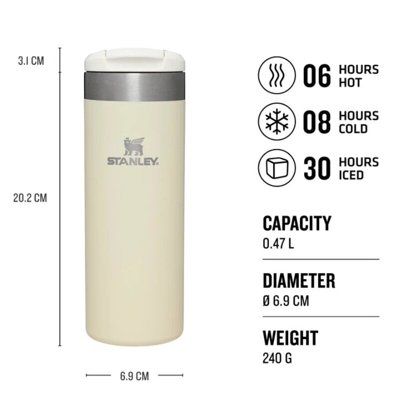 Stanley termokrūze The Aerolight Transit, 470 ml cena un informācija | Termosi, termokrūzes | 220.lv