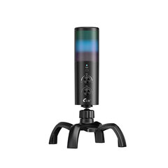 USB микрофон Ezy AK-9 360°RGB LED 192khz/24bit type-c цена и информация | Микрофоны | 220.lv