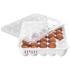 Картонная коробка для яиц на 30 яиц с крышкой, прозрачная цена и информация | Посуда для хранения еды | 220.lv