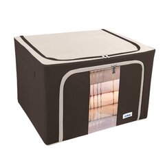 Auduma kaste Box L 50x40x32cm цена и информация | Мешки для одежды, вешалки | 220.lv