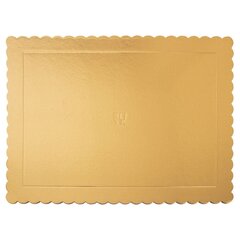 Поднос золотого цвета, 40x30 см цена и информация | Скатерти, салфетки | 220.lv