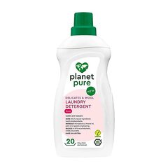 Mazgāšanas šķidrums zīda un vilnas mazgāšanai ar rozēm, Planet Pure, 1l цена и информация | Средства для стирки | 220.lv