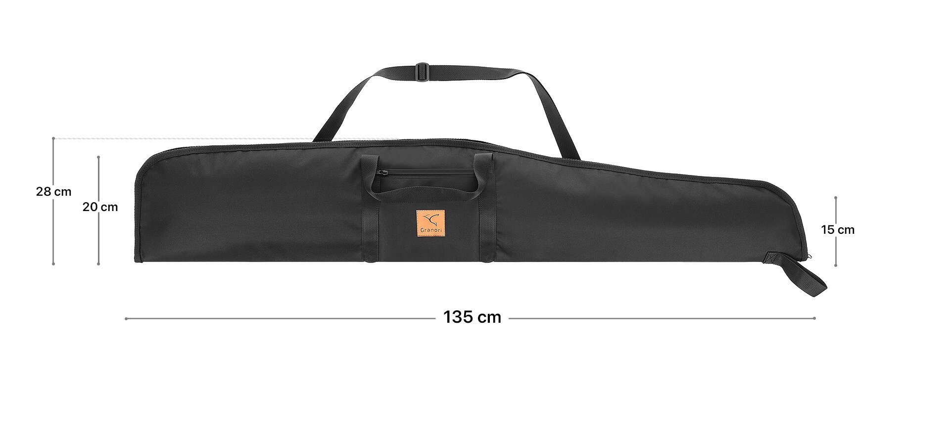 Ieroču soma Granori, 120 cm cena un informācija | Medību piederumi | 220.lv