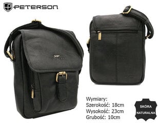 Сумочка для мужчин - Peterson PTN-372-NDM TAY23435 цена и информация | Мужские сумки | 220.lv