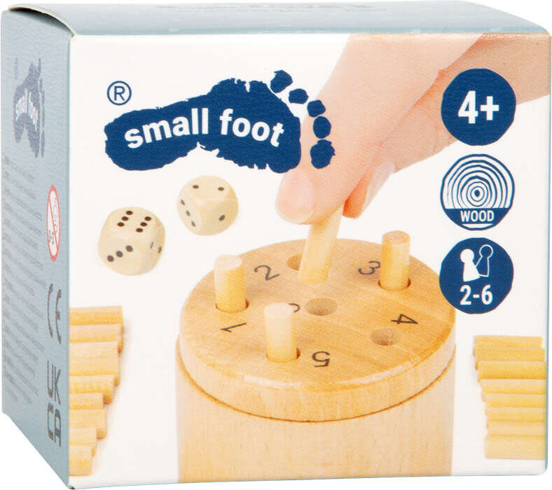 Koka galda spēle Small Foot Super Six cena un informācija | Galda spēles | 220.lv