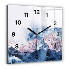 Sienas pulkstenis Kalnu Grēdas, 30x30 cm цена и информация | Часы | 220.lv