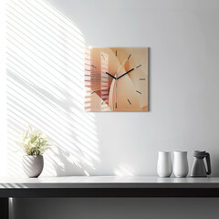 Sienas pulkstenis Abstraktas Viļņu Modelis, 30x30 cm cena un informācija | Pulksteņi | 220.lv