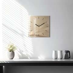 Sienas pulkstenis Abstraktā Gaisma, 30x30 cm cena un informācija | Pulksteņi | 220.lv