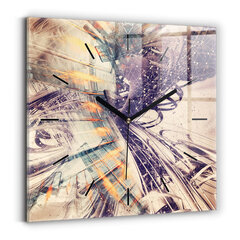 Sienas pulkstenis Abstrakts Mehānisms, 30x30 cm цена и информация | Часы | 220.lv