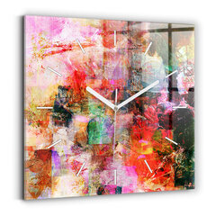 Sienas pulkstenis Abstrakts Sastāvs, 30x30 cm цена и информация | Часы | 220.lv