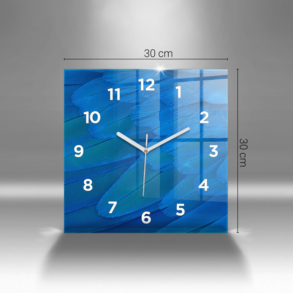 Sienas pulkstenis Ainava Ar Mežiem, 30x30 cm цена и информация | Pulksteņi | 220.lv