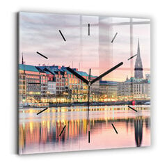 Sienas pulkstenis Hamburga, 30x30 cm цена и информация | Часы | 220.lv