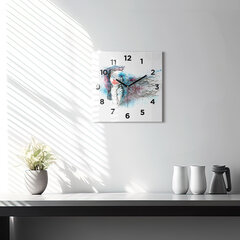 Sienas pulkstenis Astronauta Abstrakcija, 30x30 cm cena un informācija | Pulksteņi | 220.lv