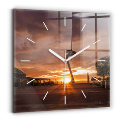 Sienas pulkstenis Barselonas Olimpiskais Parks, 30x30 cm cena un informācija | Pulksteņi | 220.lv
