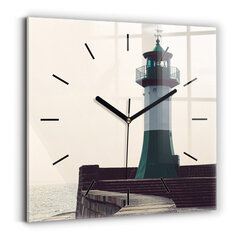Sienas pulkstenis Bāka Un Jūra, 30x30 cm cena un informācija | Pulksteņi | 220.lv