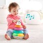Piramīdas puzle Fisher-Price Montessori Lama Interaktīvā gaismas skaņas krāsainā cena un informācija | Rotaļlietas zīdaiņiem | 220.lv