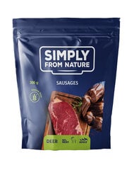 Simply from nature ar brieža gaļu, 3x200 g cena un informācija | Gardumi suņiem | 220.lv